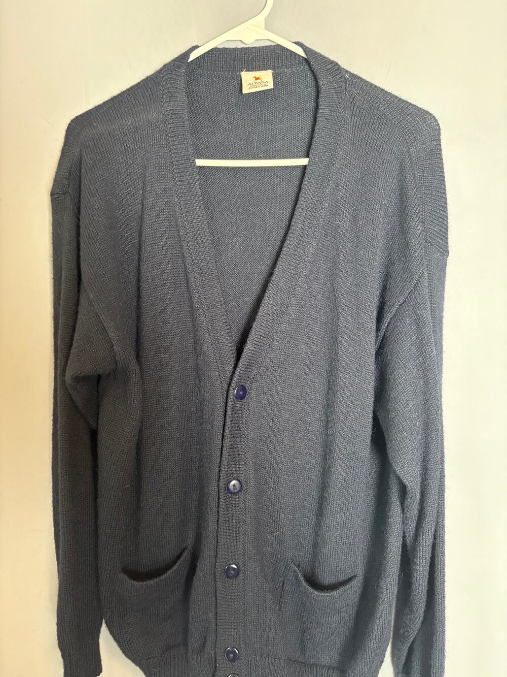 Alpaca Warehouse Knit Cardigan Navy Size L